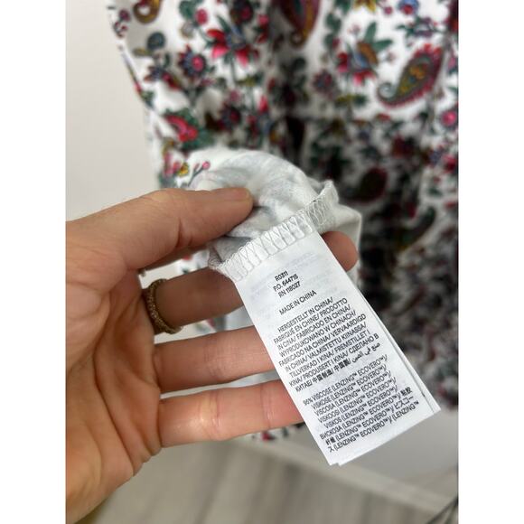 Boden NWT Jersey Maxi Skirt Multi Dandelion Paisley Sz 12R - Picture 8 of 9